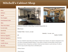 Tablet Screenshot of mitchellscabinetshop.com